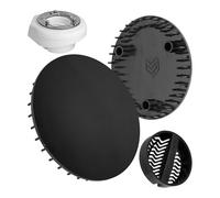 Capot et filtre à cheveux Set pour écoulement de douche, Ø 115 mm, compatible avec la garniture d'écoulement Viega Tempoplex à partir de l'année de fabrication 2006