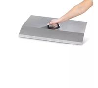KRAMPOUZ Capot de protection pour Plancha SAVEUR - Couvercle Amovible en inox - Dimensions sur Mesure pour la Plancha SAVEUR - Crochet de fixation - Fabriqué en France - Réf ACP9