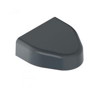 Capot Pour Gond De Portail - Aluminium Laqué Noir - 120 Mm - Platimium Tirard Multicolore