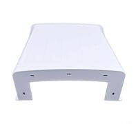 Capot supérieur de caméra Protection UV Soleil Pluie Shade Guard Auvent en plastique pour systèmes de surveillance CCTV Blanc (1 pièce)