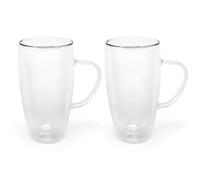Cappuccino - Lot de 2 verres double paroi Cappuccino/Latte Macchiato, 400 ml
