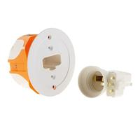Capri-Boîte applique CAPRITHERM+ et douille DCL prof 40mm diam 67mm