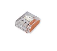 Capri - Bornes automatiques 3 entrées Orange Boite de 100 pièces