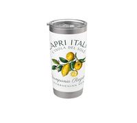Capri Italia Citrons Voyage Campanie Mer Italie Gobelet isotherme en acier inoxydable double paroi
