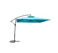 Capri - Parasol Déporté Rond Bleu Bleu