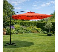 Concept Usine – Parasol Capri – terracotta déporté rond 2,95 x 2,95 m