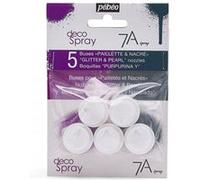 Caps - Valve - Pour bombe de peinture - Pour Pébéo Décospray et 7A spray paillette et nacre - 5 pièces