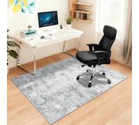Capslpad - Tapis de chaise de bureau pour plancher en bois dur - 120x150 cm - Antidérapant moderne abstrait - Tapis de chaise multi-usage à poils courts - Protection de sol pour tapis - Tapis de