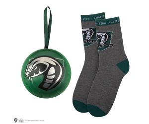 Capsule De Noël Avec Boule De Noël Et Chaussettes Serpentard - Harry Potter Vert TU