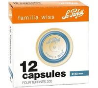 Le Parfait – Capsules Familia Wiss pour bocaux 82 mm – Boîte de 12 – Bleu