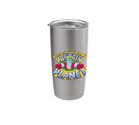 Captain Planet Logo Gobelet isotherme en acier inoxydable double paroi