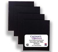 CAPTAIN'S COMPASS Lot de 4 pré-filtres à charbon pour Homedics AF-75FL, fabriqué aux États-Unis