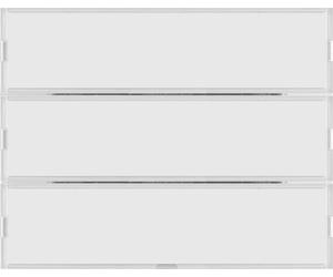 capteur à bouton-poussoir triple, blanc polaire/verre - Capteur tactile KNX 6 fois 80163770
