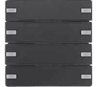 Capteur bouton 4 fois anth/sam - Capteur tactile KNX 8 fois 80144326