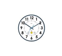 Orium Horloge CO2 analogique Quaelis 15 Ø35 cm affiche heure et qualité d'air Blanc/Bleu