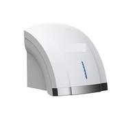 Capteur Compact électrique de sèche-mains Commercial, automatique, essuie-glace à grande vitesse 1800W for salle bain, Fournitures de salle de bain(White hand dryer)