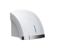 Capteur Compact électrique de sèche-mains Commercial, automatique, essuie-glace à grande vitesse 1800W for salle bain, Fournitures de salle de bain(White hand dryer)
