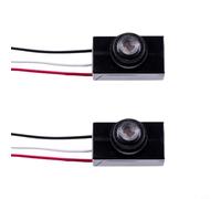 Capteur Crépuscule pour aube 2PCS 120-277V Étanche IP65 Capteur | Détection auto jour/nuit, tension 120-277V, boîtier ABS étanche, pour idéal lampadaires, installation rapide