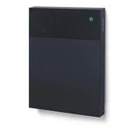 Capteur d'ambiance KNX de Siemens pour la température, l'humidité relative et le CO₂, indice de protection IP30, couleur noire, 1 pièce.