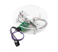 Capteur de cellule de pesée de 1 kg avec module d'amplificateur HX711, unité de pesée à 2 canaux avec gain programmable, kit de montage pratique pour diverses créations électroniques (assemblé)