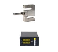 Capteur de charge type S avec affichage indicateur Cellules compression et tension for mesure force 5 kg, 10, 20, 30, 50(1T and Indicator)