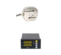Capteur de charge type S avec indicateur d'affichage Cellules compression et tension for la mesure force 3 kg, 5, 10, 20, 30(200KG and Indicator)