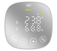 Capteur de CO2 avec Wi-Fi, application Tuya, pour la surveillance de la qualité de l'air, de couleur blanche
