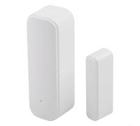 Capteur de contact de porte en ABS pour intégration Alexa (blanc) | Alarmes en temps réel, accès à distance par application, compatible avec Zigbee Hub, installation facile, pour blanc ou noir