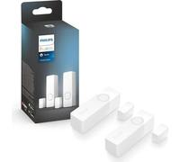 Capteur de Contact Philips Hue Secure, Lot de 2, Porte ou Fenêtre, Installation Facile, Contrôle Appli, Blanc