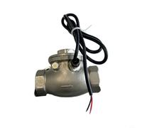 Capteur de débit d'eau à palette en acier inoxydable, capteur de débit de | Corps de valve en acier inoxydable robuste, antirouille et déclencheur de type pagaie intégrée