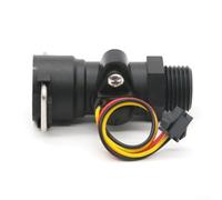 Capteur de débit d'eau DN15 pour chauffe-eau à gaz - Interrupteur de débit précis en ABS DN15 - 1-30 l/min - Capteur d'eau DN15 pour douche de camping et camping-car - Capteur de débit DN15 jusqu'à