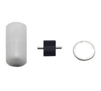 Capteur de débit d'eau G3/4 pour chaudière pour gaz, pour turbine à effet Hall en pour cuivre, compteur de flux pour précis pour chauffe-eau pour instantané et de plomberie(white 5 pcs)