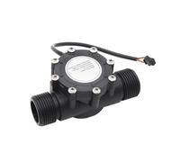 Capteur de débit d'eau liquide noir YF-G1, compteur débitmètre 2-100 l/min