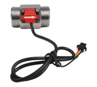 Capteur de Débit Eau pour g1 Acier 2-50L/min Capteur de Débit | Fil silicone haute pour temp, élément Hall importé, axe anti-usure, pour robuste, longue durée