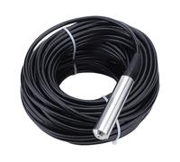 Capteur de détection liquide, transmetteur niveau étanche en acier inoxydable, capteur d'eau 4-20 mA avec câble 33 m, plage mesure 0 à 5, utilisation industrielle for l'eau, l'huile, les liquides