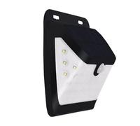 Capteur de lumière à énergie solaire et lampe murale de mouvement PIR étanche pour allée de jardin extérieure