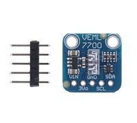 Capteur de Lumière Environnementale VEML7700,Module de Capteur de Lumière DC 3,3 V,Plage de Mesure de la Lumière 0 À 120 000 Lux,Résolution 0,0036 Lx/ct avec Broche Mâle XH2.54-5P