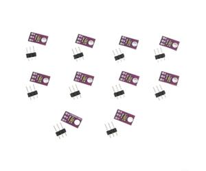 Capteur de luminosité PCB 15 x 10 mm pour automatisation capteur de | Lot de 10 puces TEMT6000, tension 3,3-5 V, compatible avec Smart Home, haute précision