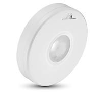Maclean Détecteur extérieur de mouvement infrarouge MCE293 360° IP65 portée 8 m crépusculaire Blanc