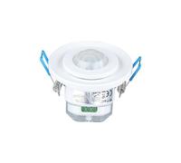 Capteur de Mouvement Infrarouge à encastrer Plafond réglable 360° Ip20, Detecteur de Presence