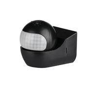 Capteur de mouvement infrarouge PIR 180° Tête pivotante - Black IP44 - VT-5089