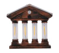 Capteur de Mouvement Solaire Lumière Lumineuse 350LM Style de Filament Vintage pour Porche Jardin Allée Extérieure ABS 1 Pièce