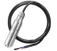 Capteur de niveau 0-10V 4-20mA Transmetteur de niveau d'eau Capteur de niveau de liquide 304SS Porbe Capteur de niveau d'eau submersible 1Pcs(Output 0-10V,5M Range 5M Cable)