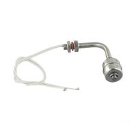 Capteur de niveau de liquide en acier inoxydable de type L à angle droit pour contrôle du niveau d'eau compatible avec les sources d'alimentation basse et haute tension