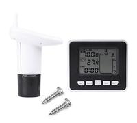 Capteur de Niveau d'eau Capteur de Niveau de Profondeur de Liquide de réservoir à Eau à ultrasons avec Affichage de la Températurecapteur Niveau Ultrason Liquid Level Meter TS ft002+Niveau de cuve ja