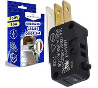 Capteur de Niveau D'eau pour Lave Vaisselle 16A C00341744 pour Indesit | avec le Code Original 00165256 165256 pour Bosch pour Siemens - MADE IN ITALY - Garantie de 10 Ans - MONTERAL