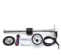 Capteur de Niveau, Indicateur de jauge de niveau de carburant 0-190ohm avec rétro-éclairage rouge for capteur de niveau de réservoir d'huile 350 450 600 Mm unité d'envoi de carburant(575mm)