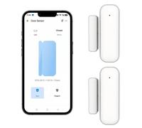 Capteur de porte Wi-Fi, 2,4 GHz : ensemble de 2 capteurs de porte et de fenêtre sans fil