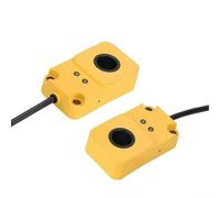 Capteur de proximité élevé pour détection de métaux 0,55 mm IP67 Sensibilité réglable 10-30 VDC Jaune (SZ-M68-15DN)