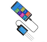 Capteur de sol USB pour surveillance agricole avec détection d'humidité et de température pour jardins Noir IP68 Appareil portable étanche (C)